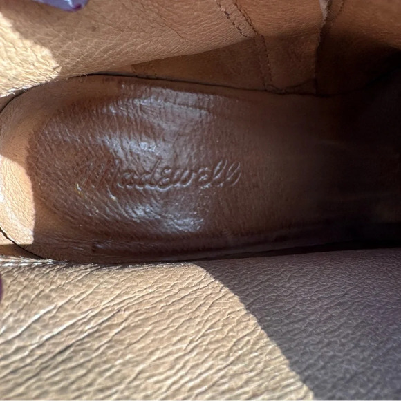 MADEWELL The Brenner Suede Booties Ankle Boot Brown Size 8.5 - Picture 14 of 16